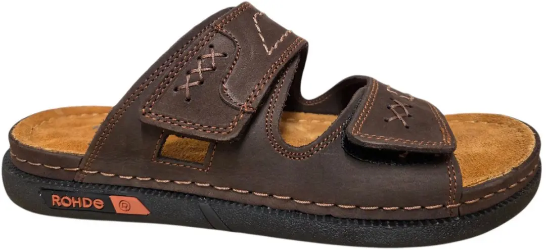Rohde 6003 71 Slippers Bruin Leer Heren