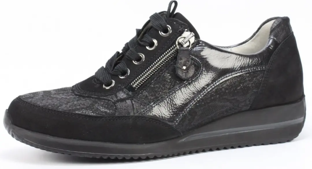 Wäldlaufer Himona Dames Veterschoenen - Zwart - afbeelding 2 van 6