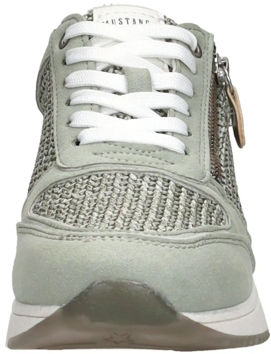 Mustang Sneaker - Vrouwen - Groen - Maat 39 - afbeelding 3 van 6