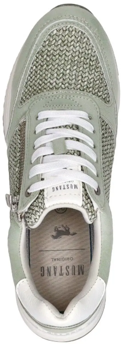 Mustang Sneaker - Vrouwen - Groen - Maat 39 - afbeelding 5 van 6