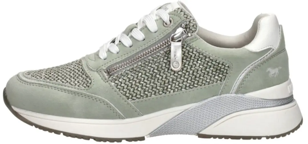 Mustang Sneaker - Vrouwen - Groen - Maat 39 - afbeelding 2 van 6