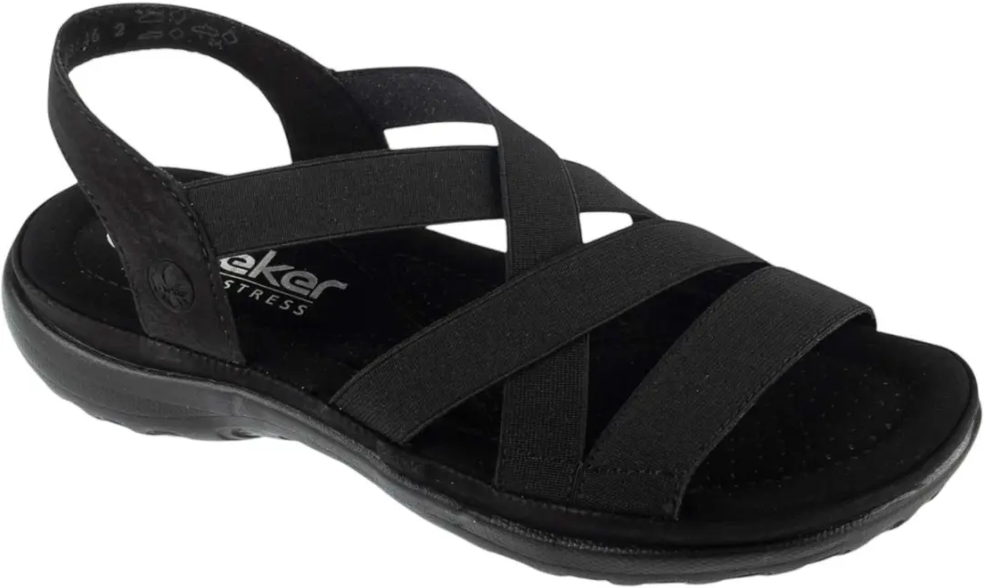Rieker Sandals, Vrouwen, Zwart, Sandalen, maat: 37