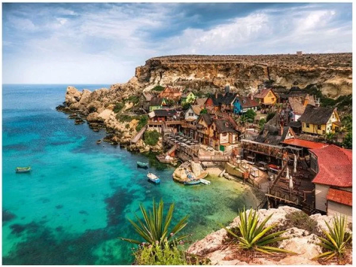 Ravensburger Popeye Village Malta Legpuzzel 1500 Stuks - Multicolor