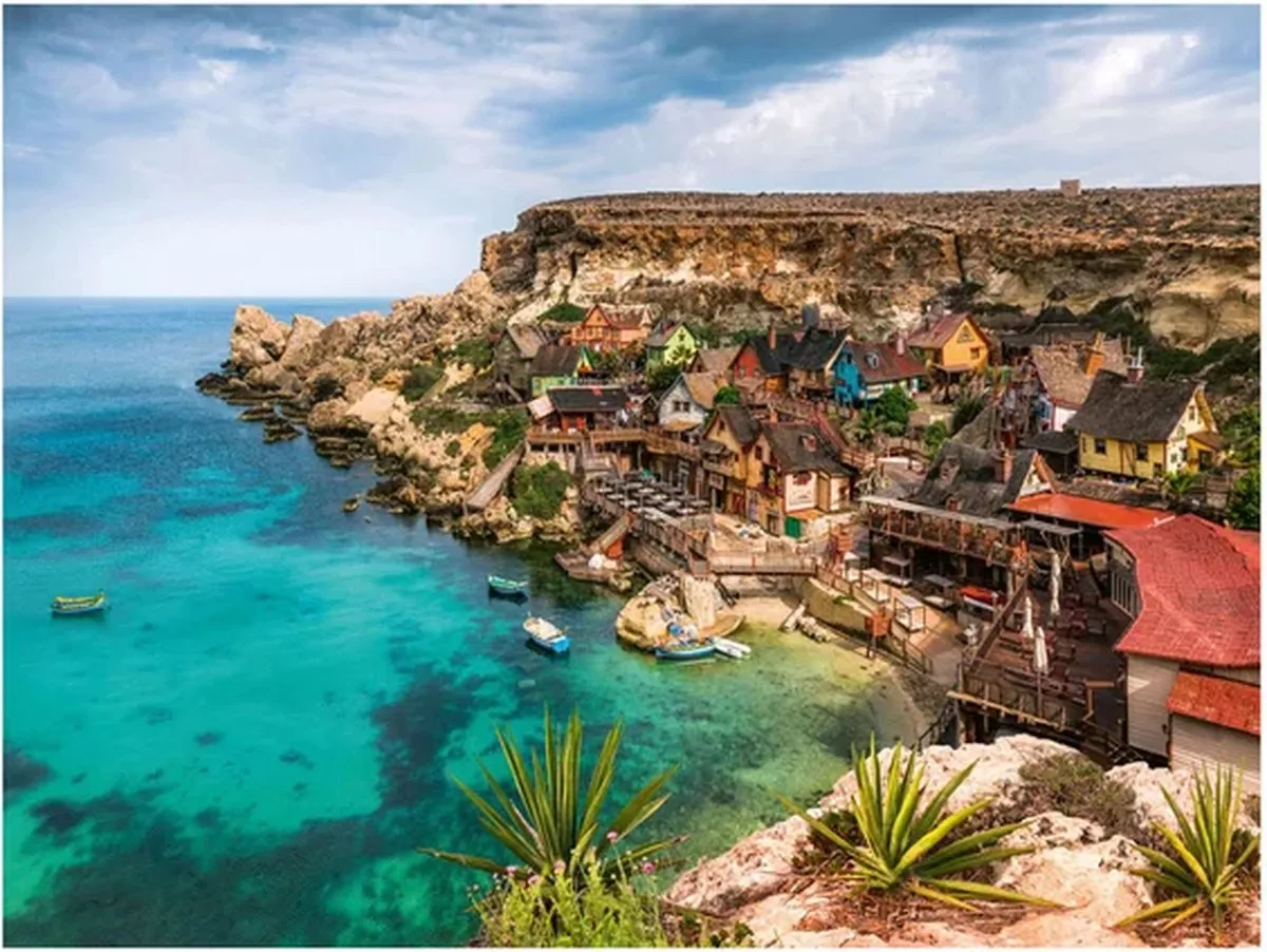 Ravensburger Popeye Village Malta Legpuzzel 1500 Stuks - Multicolor
