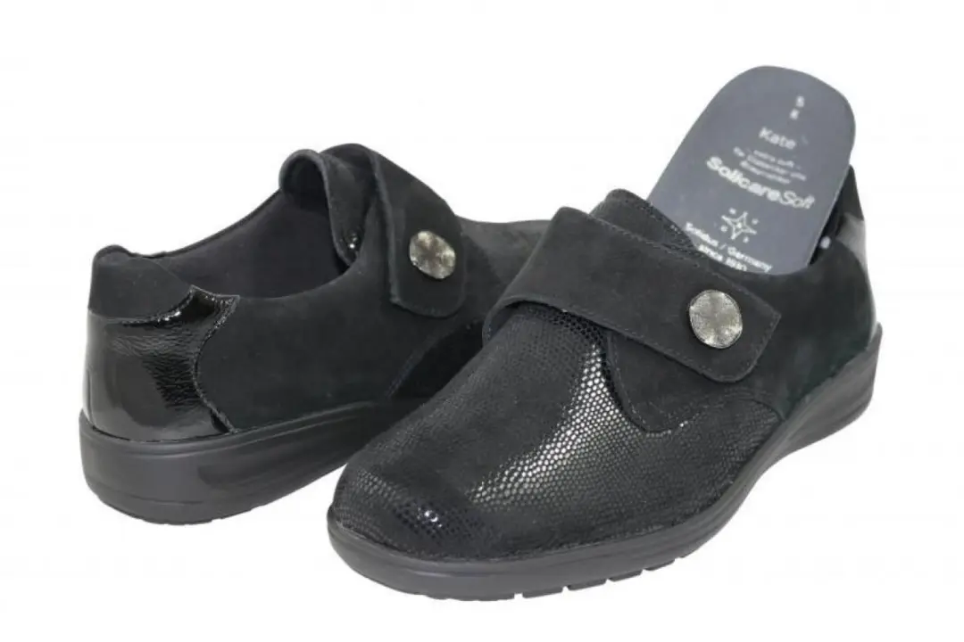 Solidus Klittenbandschoenen 29506 - Extra breed - Zwart - afbeelding 5 van 6