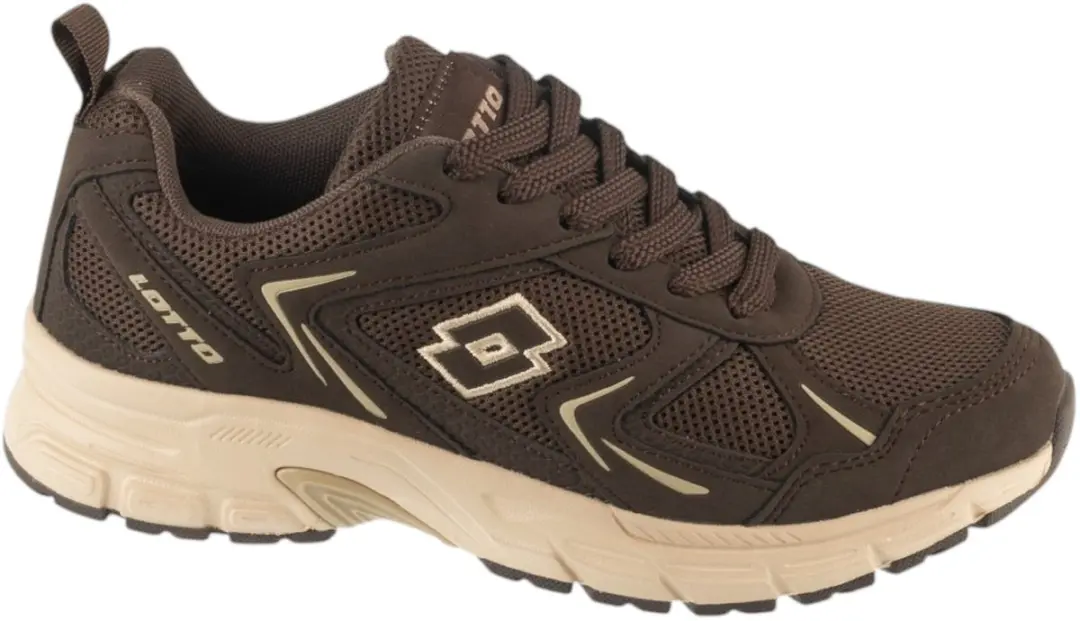 Lotto Unisex KITAURA II Sneaker 2402110U 7977 Schoen Y2K-design Donkerbruin