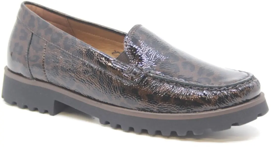 Waldläufer Damen Slipper bequem H-Elisa in braun