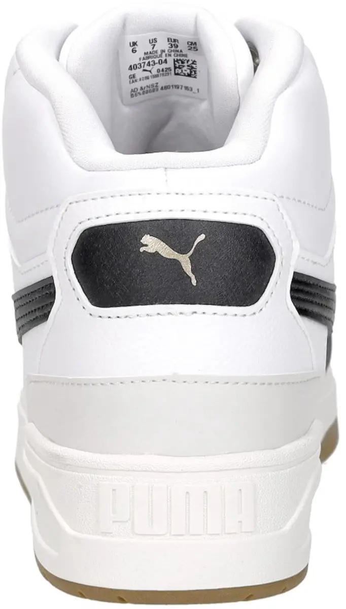 PUMA Shuffle Downtown Mid Jr Sneakers 37 - Wit - afbeelding 6 van 6