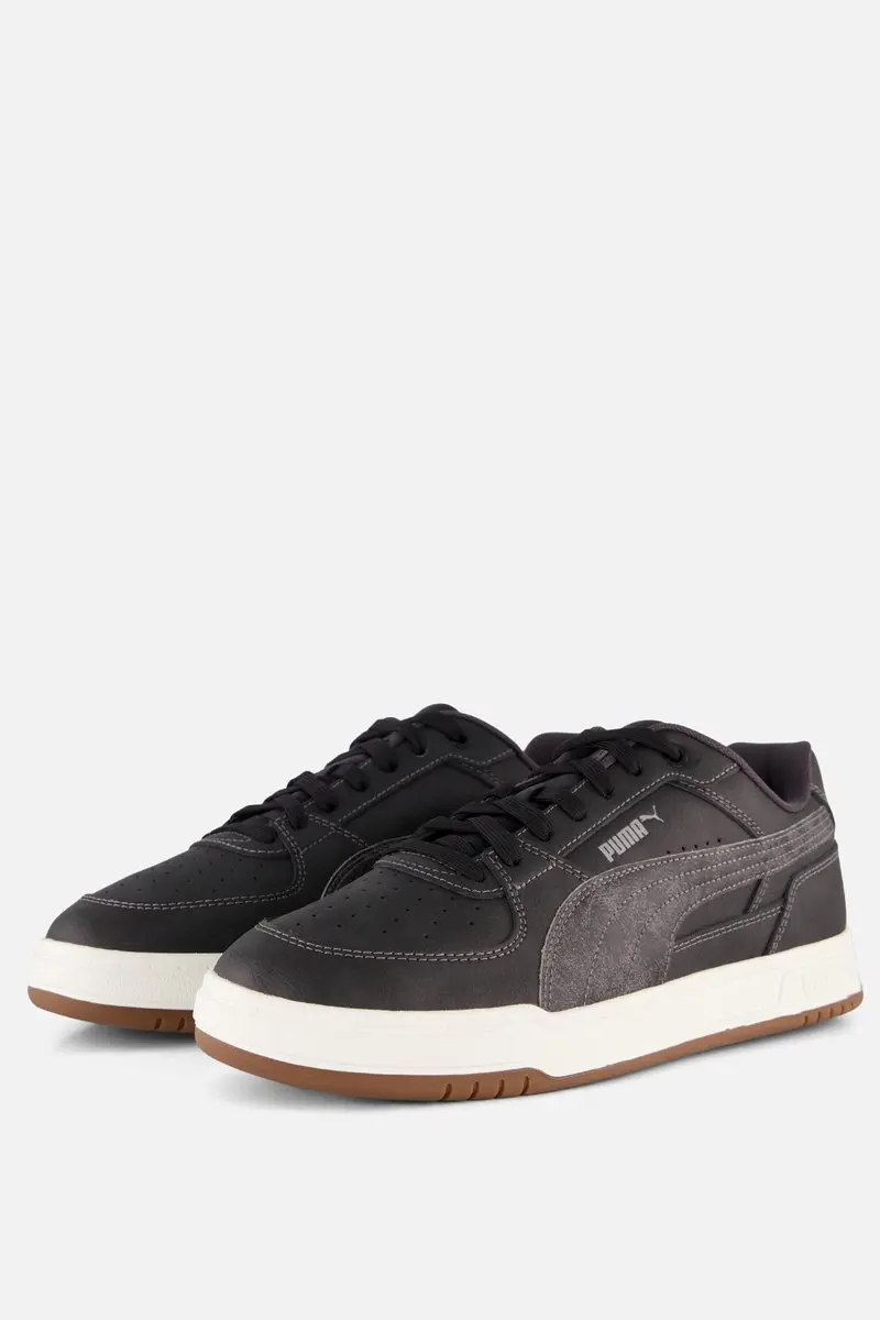 PUMA Caven III Crafted Leather Sneakers - Black-Gray - afbeelding 5 van 6