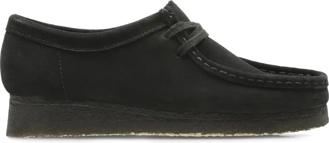 CLARKS Schnürschuhe Wallabee. Black Sde