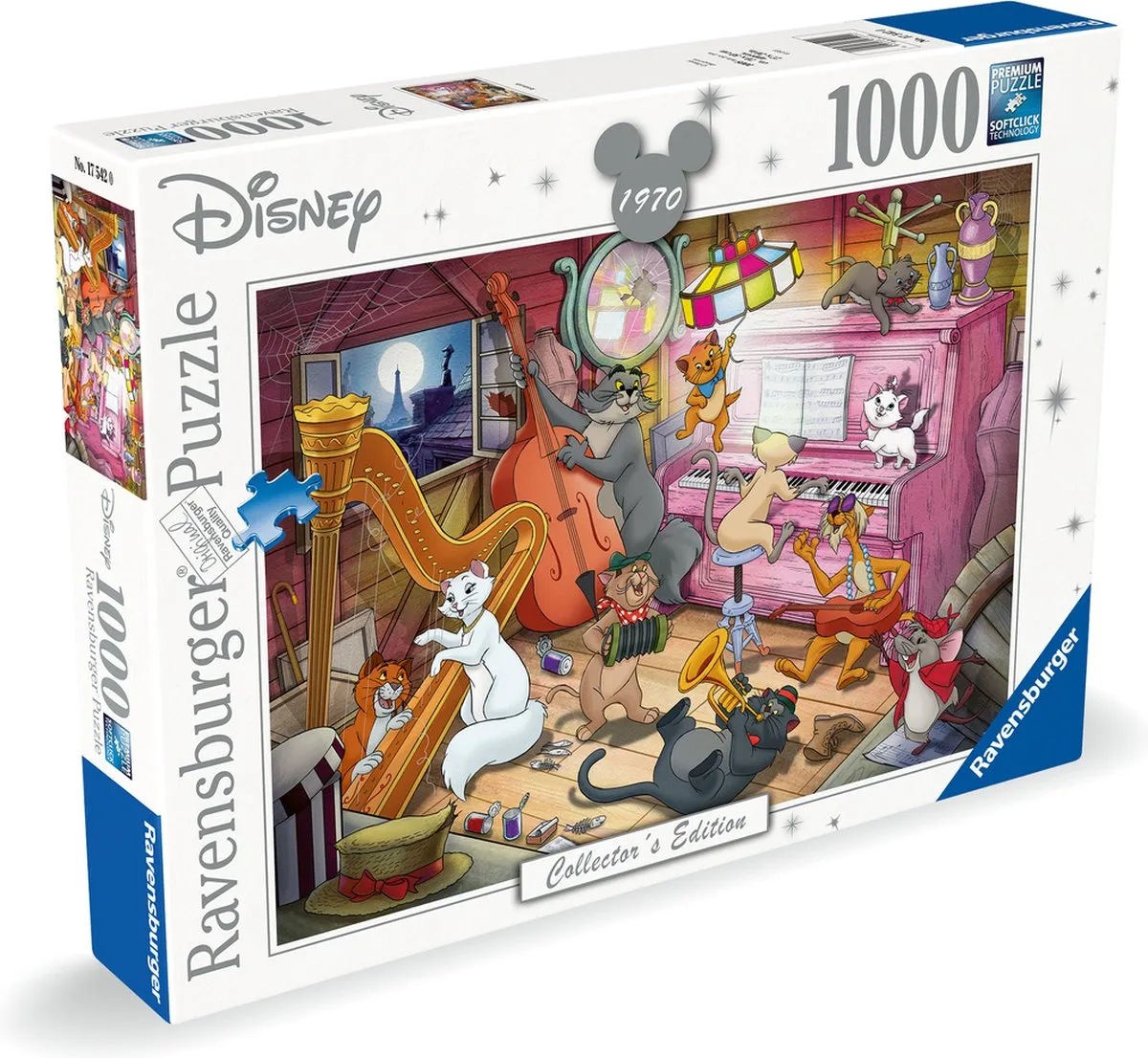Ravensburger Aristocats Legpuzzel 1000 Stuks - Multicolor