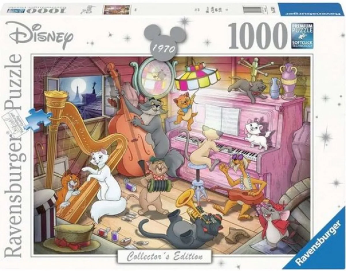 Ravensburger Aristocats Legpuzzel 1000 Stuks - Multicolor