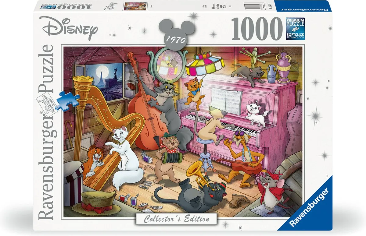 Ravensburger Aristocats Legpuzzel 1000 Stuks - Multicolor