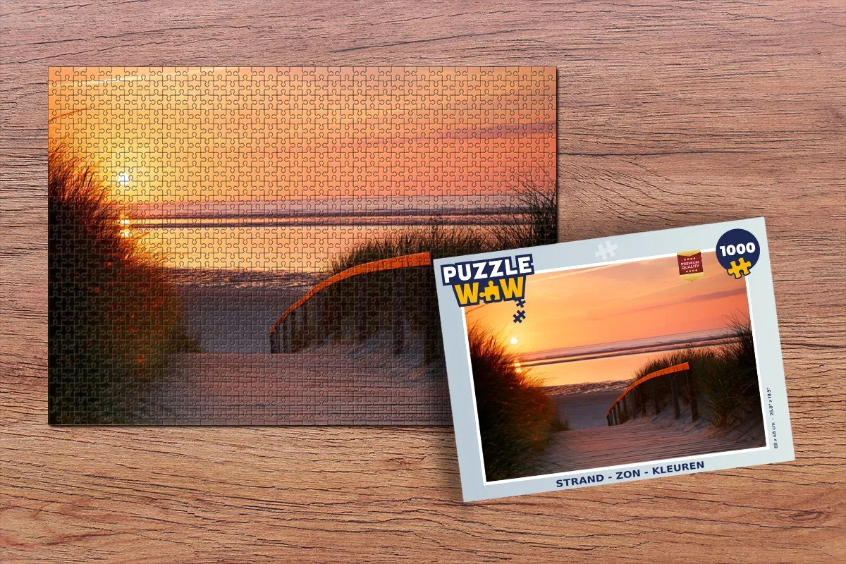 PuzzleWow Legpuzzel 1000 Stuks - Multicolor