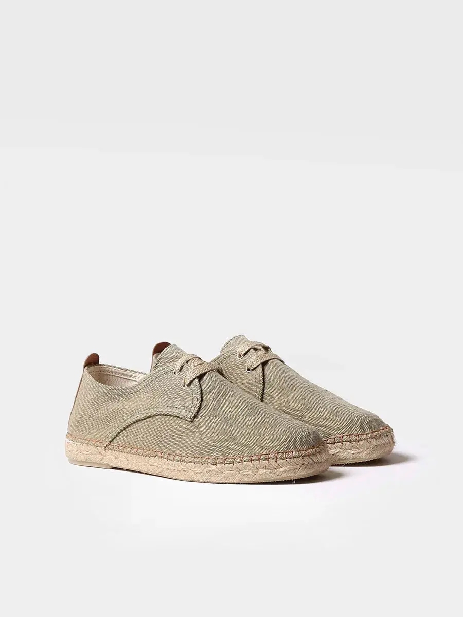 Espadrilles voor heren met veters