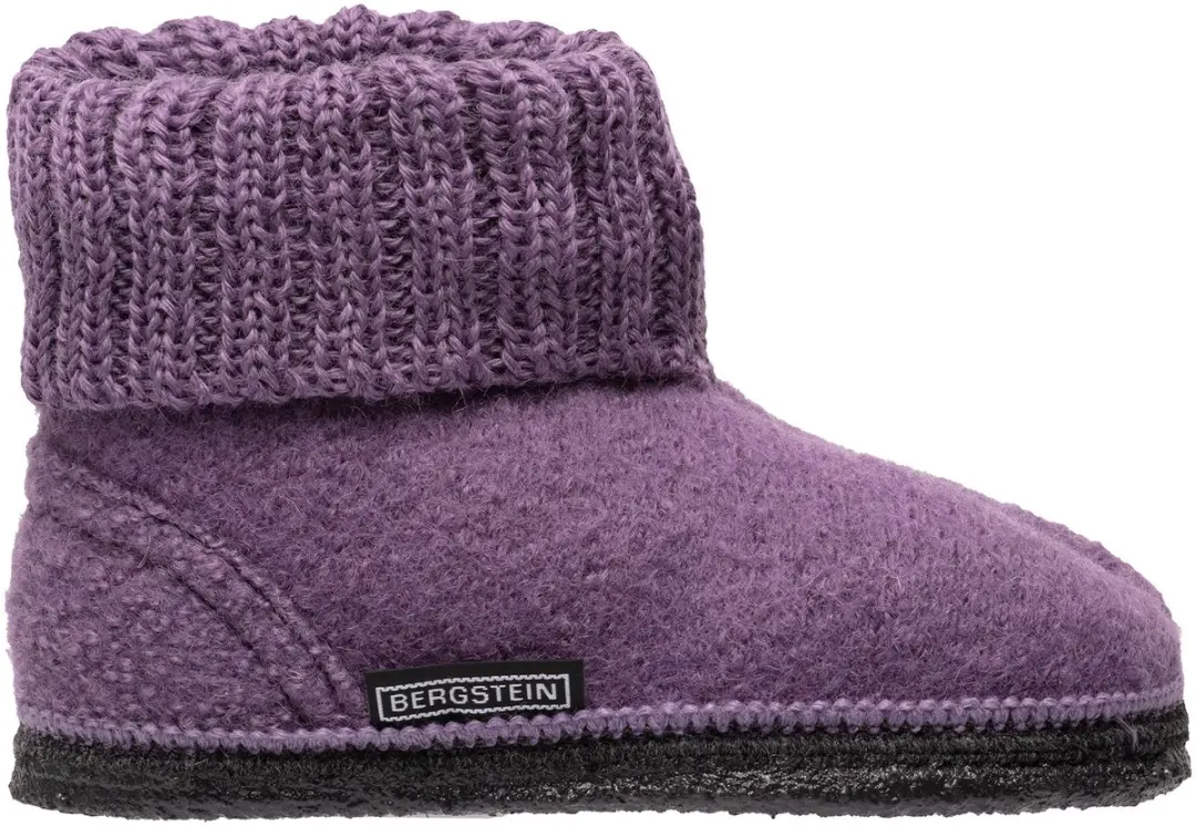 Bergstein Cozy Unisex Junior Sloffen - Paars - afbeelding 2 van 6