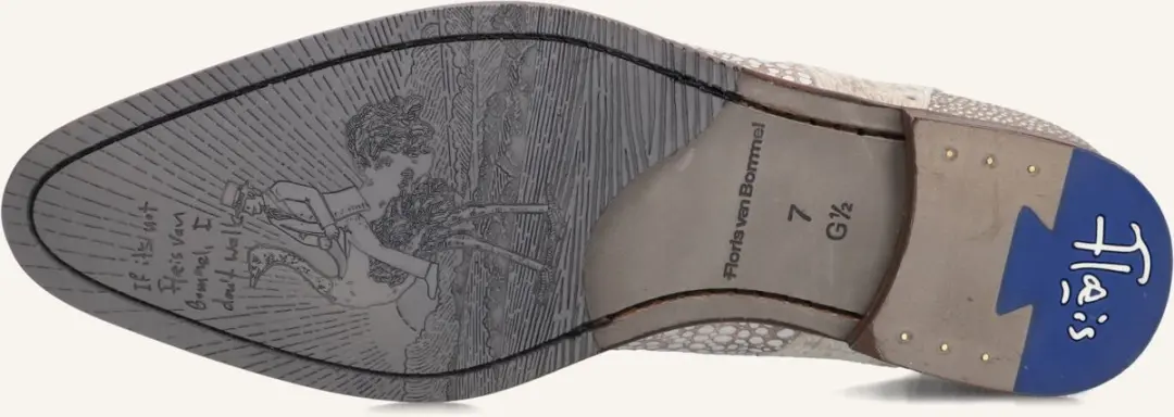 Floris van Bommel De Stapper SFM-30361 Veterschoenen - Beige - Maat 43⅓ - afbeelding 6 van 6