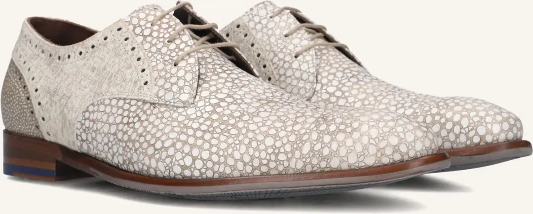 Floris van Bommel De Stapper SFM-30361 Veterschoenen - Beige - Maat 43⅓ - afbeelding 3 van 6
