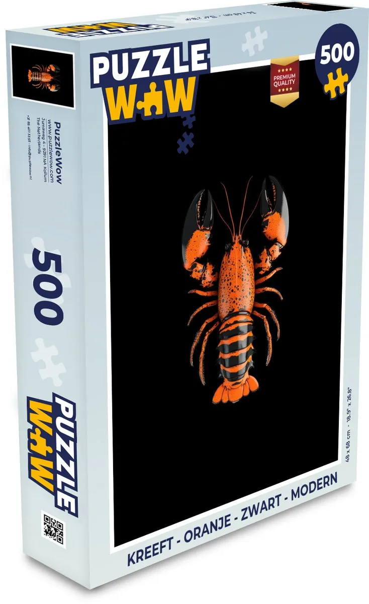 PuzzleWow Kreeft Legpuzzel 500 Stuks