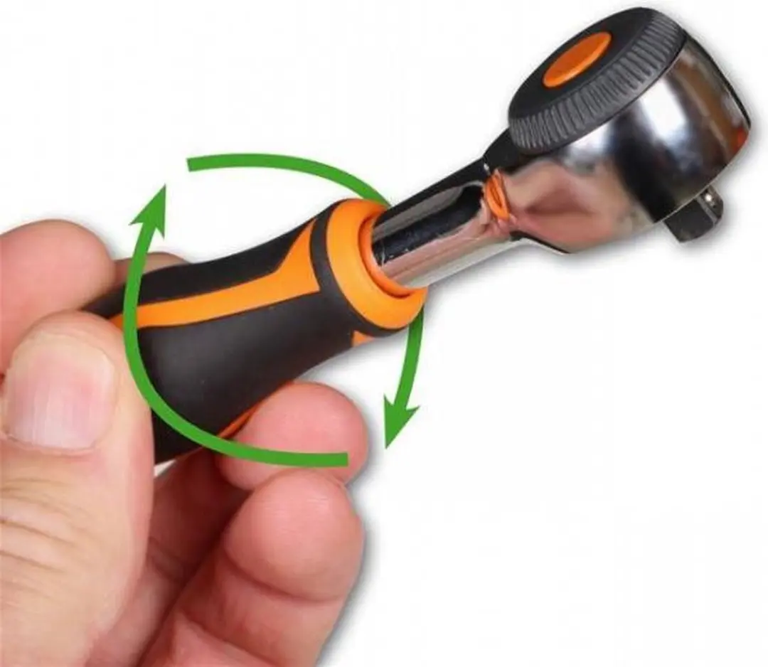 Beta Tools Omschakelbare Ratelsleutel 900/58 1/4" 009000884 - Zwart