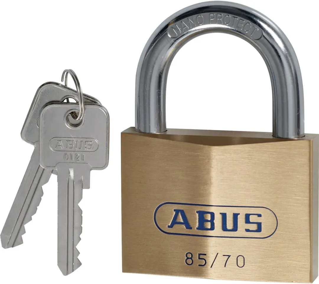 ABUS Cilinder Hangslot 85/70 Goud