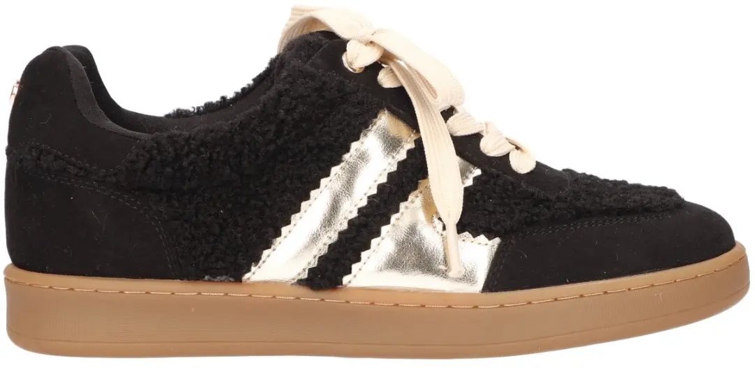 La Strada Sneaker Zwart Teddy