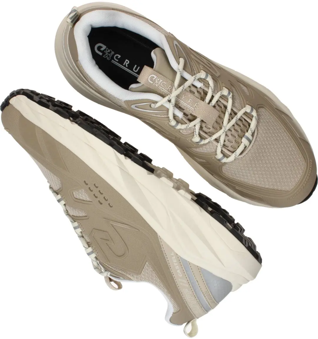 Cruyff Castell Sneakers - Heren - Beige - Maat:43 - afbeelding 6 van 6