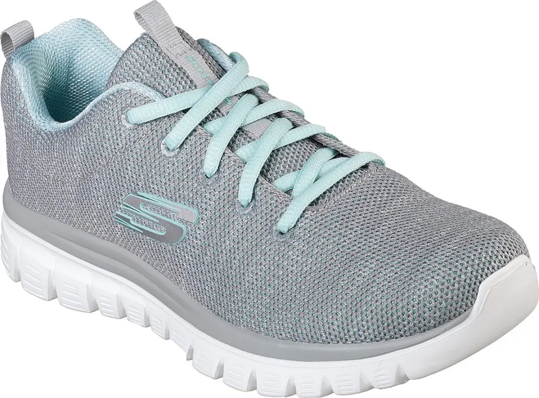 Skechers Graceful Twisted Fortune Sneakers Dames - Grijs - afbeelding 2 van 6