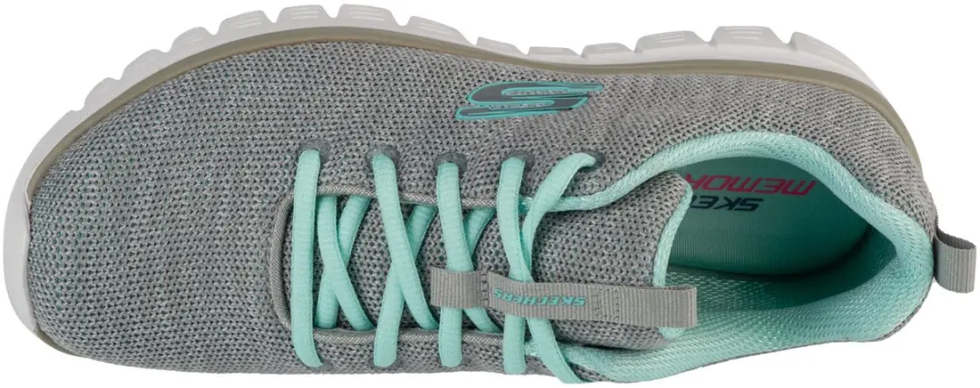 Skechers Graceful Twisted Fortune Sneakers Dames - Grijs - afbeelding 5 van 6