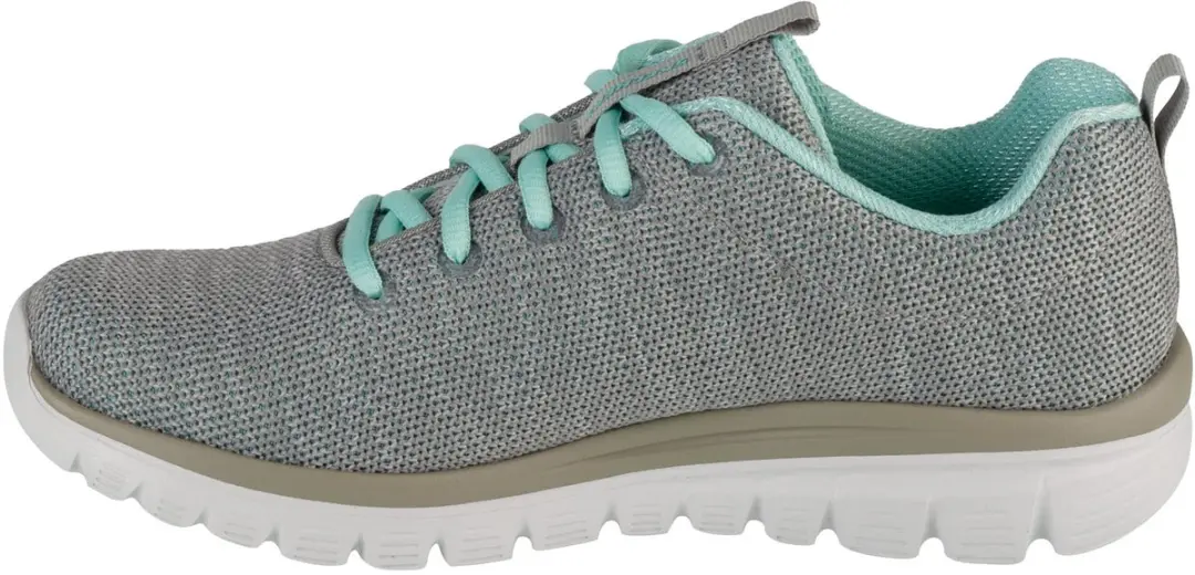Skechers Graceful Twisted Fortune Sneakers Dames - Grijs - afbeelding 4 van 6