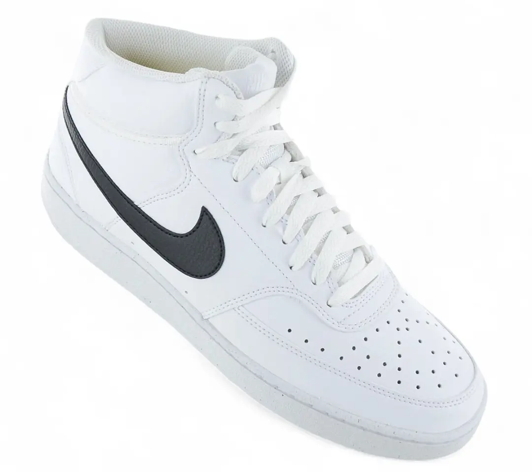 Nike Court Vision Mid Next Nature Sneaker - 44.5 - Wit/Zwart - afbeelding 6 van 6