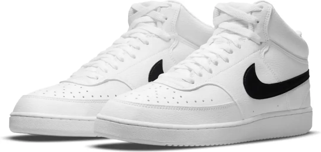 Nike Court Vision Mid Next Nature Sneaker - 44.5 - Wit/Zwart