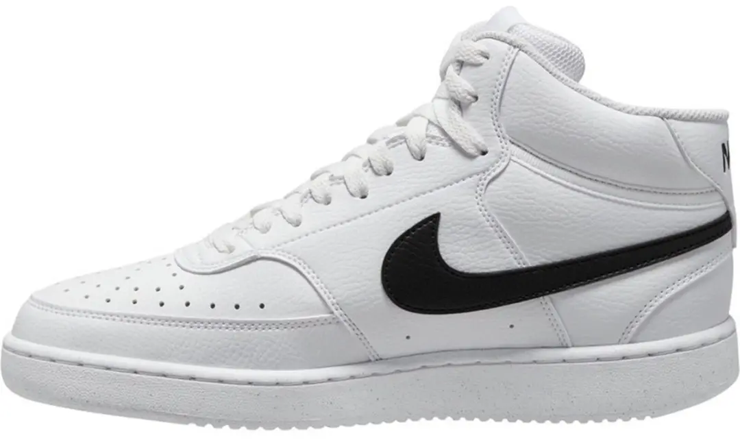 Nike Court Vision Mid Next Nature Sneaker - 44.5 - Wit/Zwart