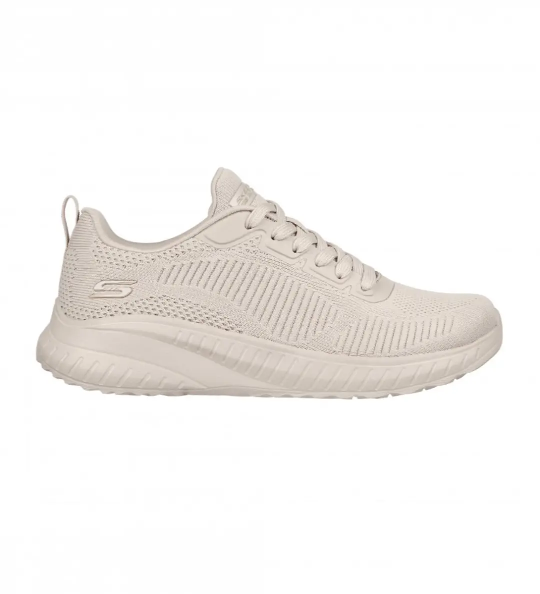 Skechers Bobs Squad Chaos Nude Trainers