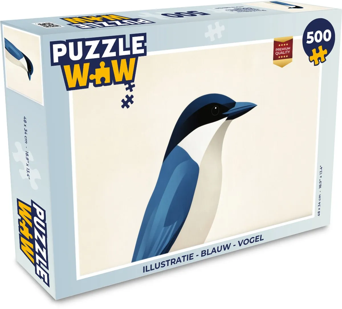 PuzzleWow Vogel Legpuzzel 500 Stuks