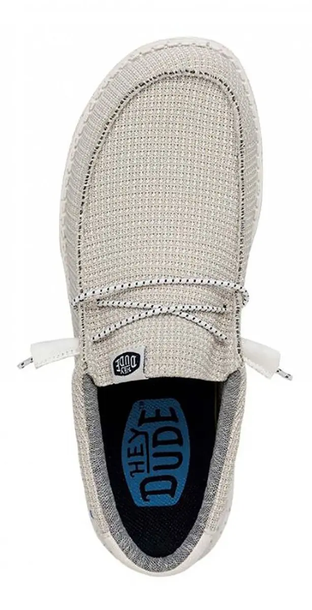 HEYDUDE Wally Sport Mesh Sneakers - Maat 41 - Off White - afbeelding 6 van 6