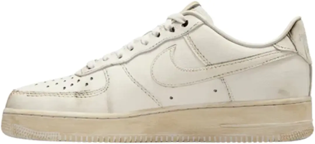 Nike Air Force 1 Low .SWOOSH Dirty Triple White