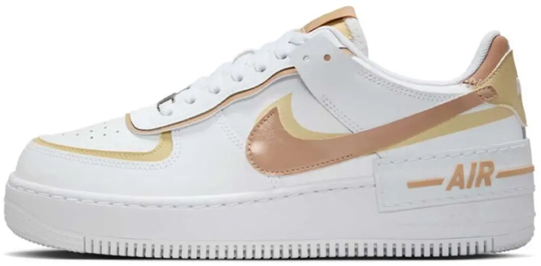Nike Nike Air Force Shadow Maat 37,5 White Gold Brown
