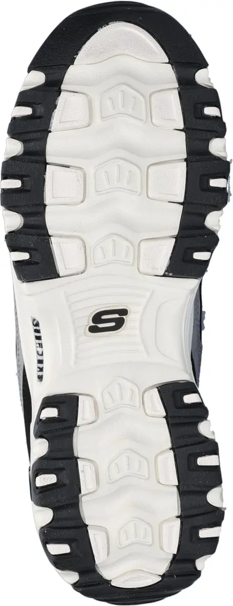 Skechers D’LITES Smooth Nostalgia Dames Instappers 40 - Zwart/Naturel - afbeelding 4 van 6