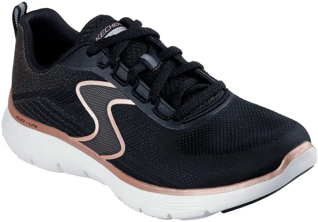 Skechers Flex Appeal 5.0 Sneakers - Zwart Glitter - afbeelding 2 van 6