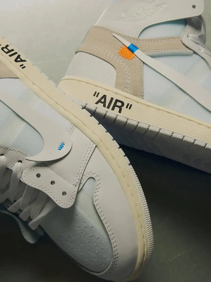 Jordan 1 Retro High Virgil Abloh Archive Alaska Sneakers - afbeelding 3 van 6