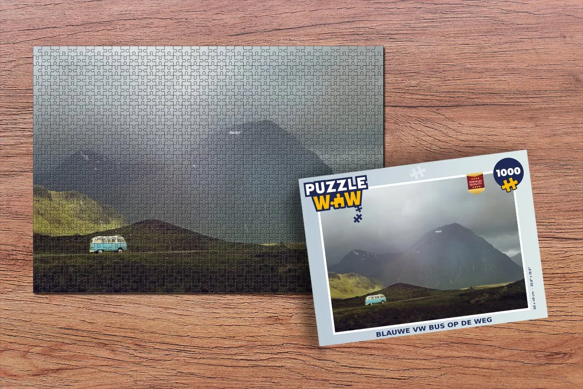 PuzzleWow Bergen Legpuzzel 1000 Stuks - Multicolor