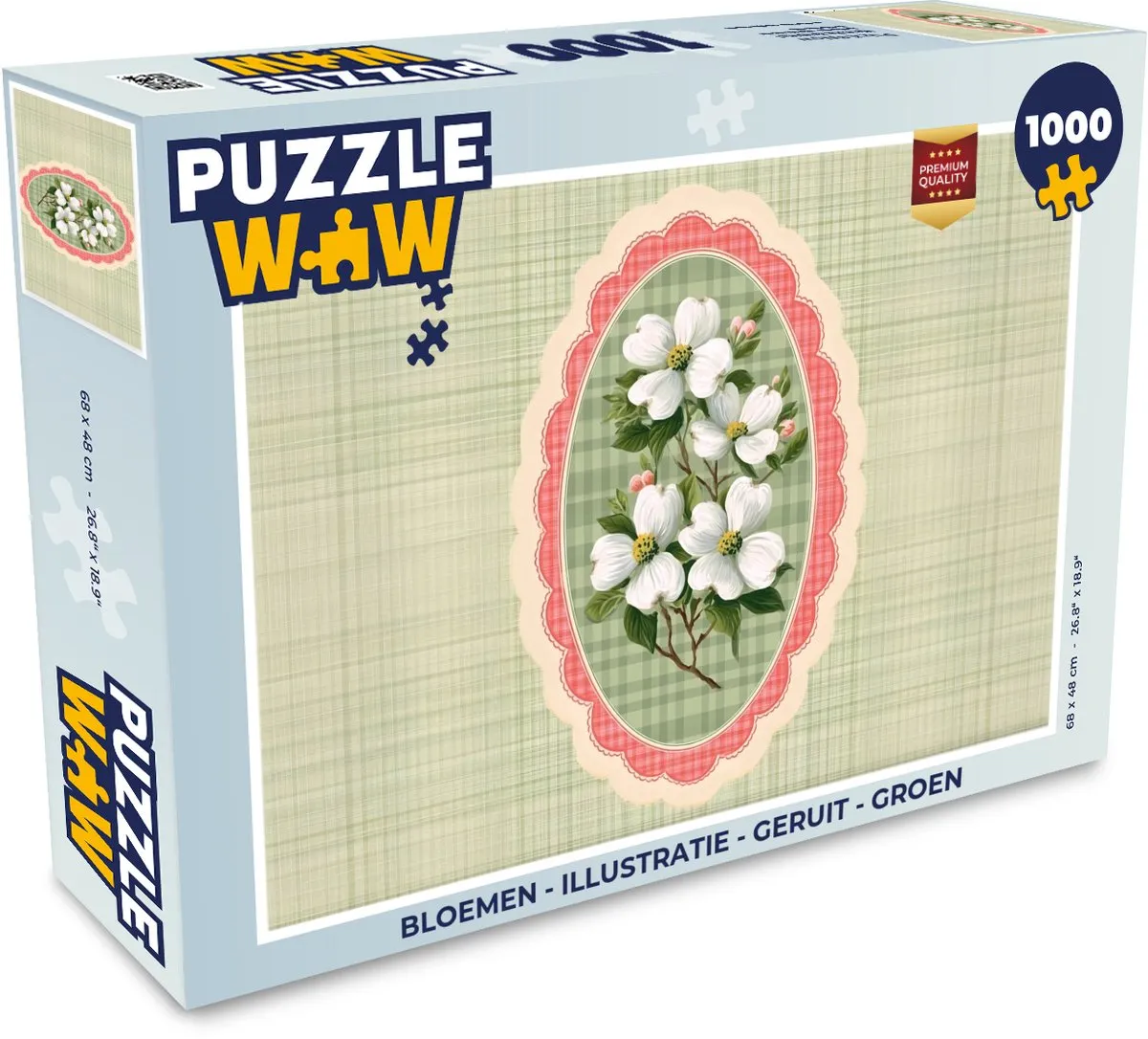 PuzzleWow Bloemen Legpuzzel 1000 Stuks
