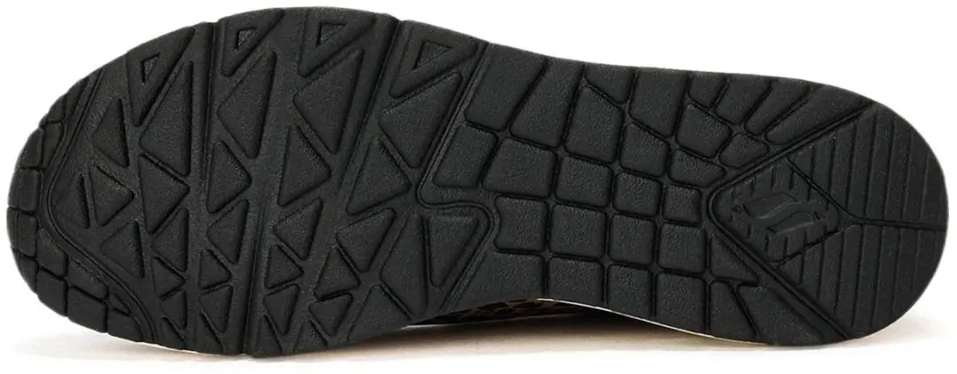 Skechers Uno Kat-Neato Sneakers Dames - 37 - Bruin/Zwart/Wit