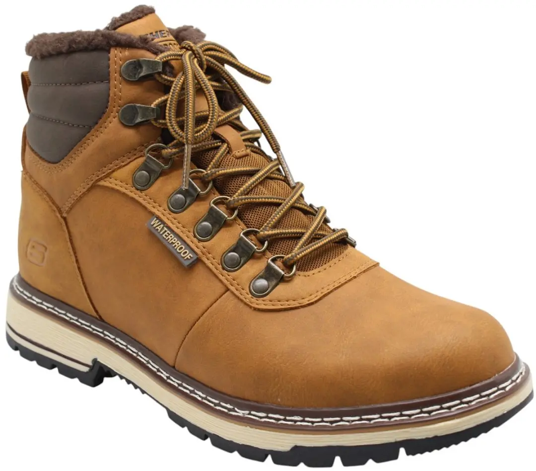 Skechers Heren CORADO Boot Gevoerd Waterafstotend 205623 WTN