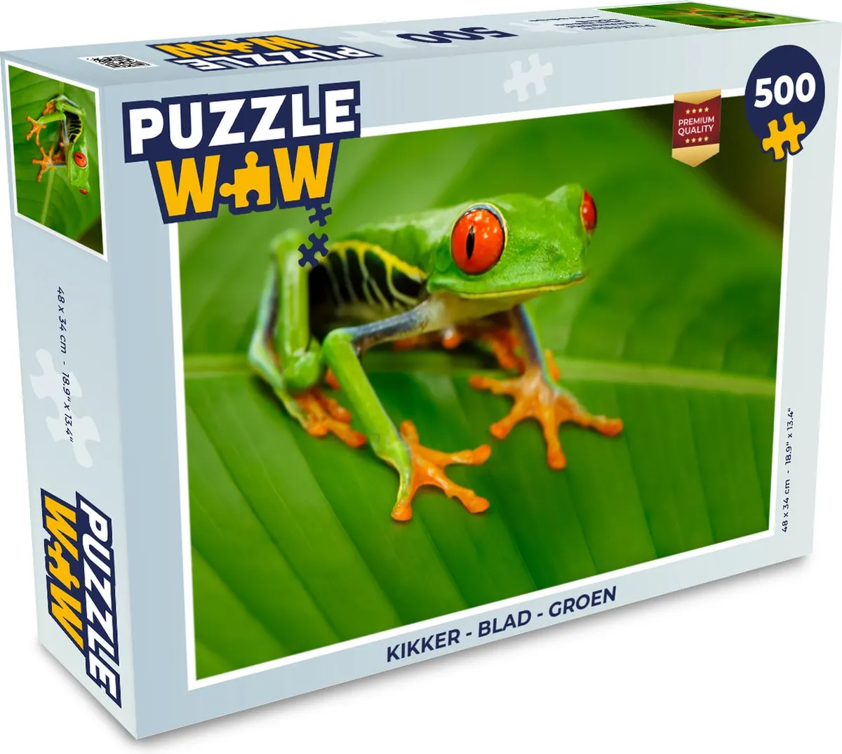 PuzzleWow Kikker Legpuzzel 500 Stuks