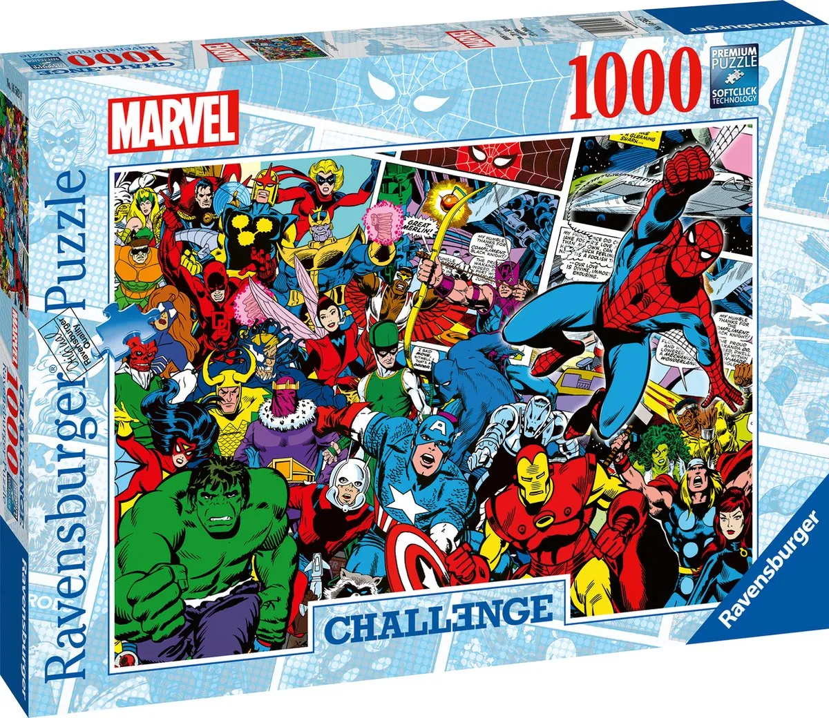 Ravensburger Marvel Challenge Puzzel 1000 Stuks - Multicolor