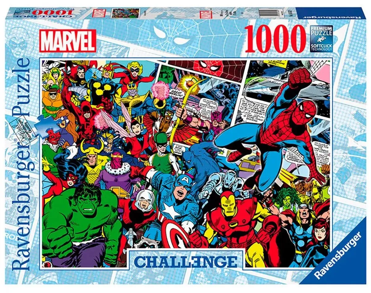 Ravensburger Marvel Challenge Puzzel 1000 Stuks - Multicolor