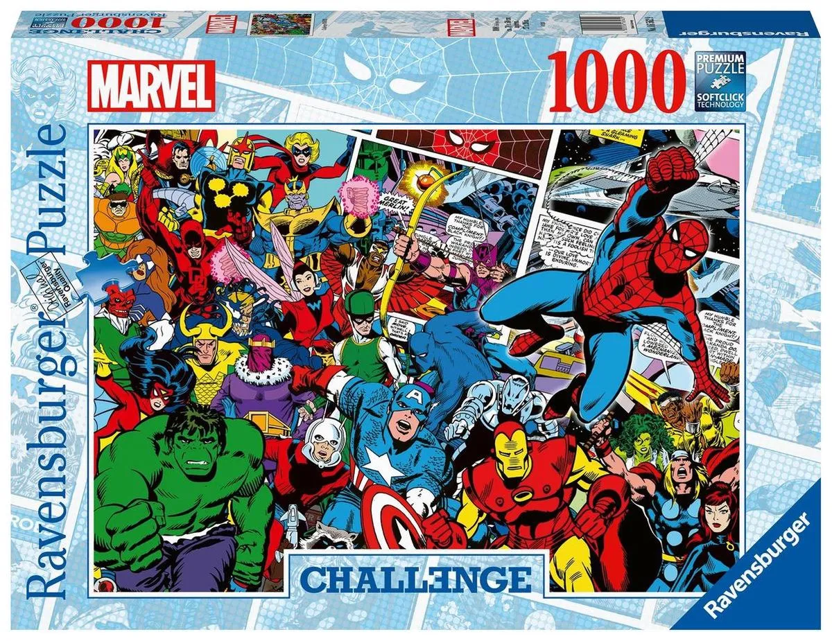 Ravensburger Marvel Challenge Puzzel 1000 Stuks