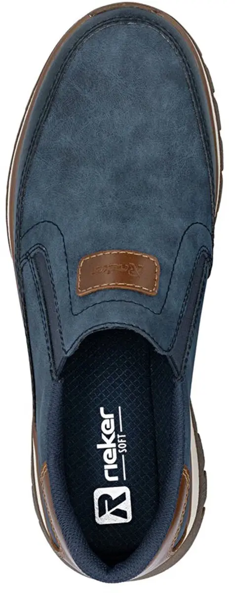 Rieker B9350 Heren Badslipper - Blauw - afbeelding 2 van 6